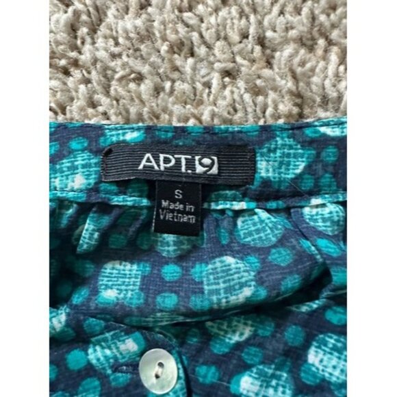 Apt 9 Women Roll Tab Sleeve ButtonsWomen's Pullover Top Size Small Casual - Picture 6 of 10